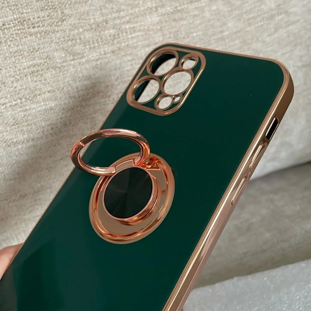 Apple iPhone 12 /12 pro hunter dark GREEN forest rich color handle new in NWT
